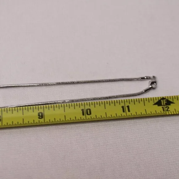 Sterling Silver Rose Quartz Gemstone and Red Glass Stone Necklace - Picture 10 of 13